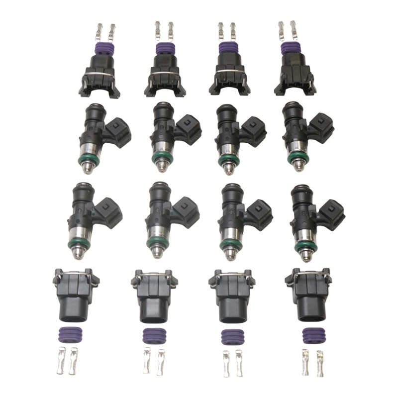 DeatschWerks Set of 8 1500cc/min For The Fitech Go EFI 8/Holley Super Sniper 1250/ Sniper Xflow 1375