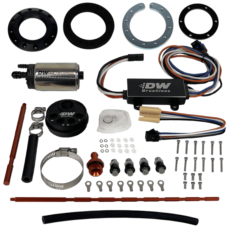 DeatschWerks Universal In-Tank Pump Mount w/ DW440 Brushless 415lph Fuel Pump & Controller