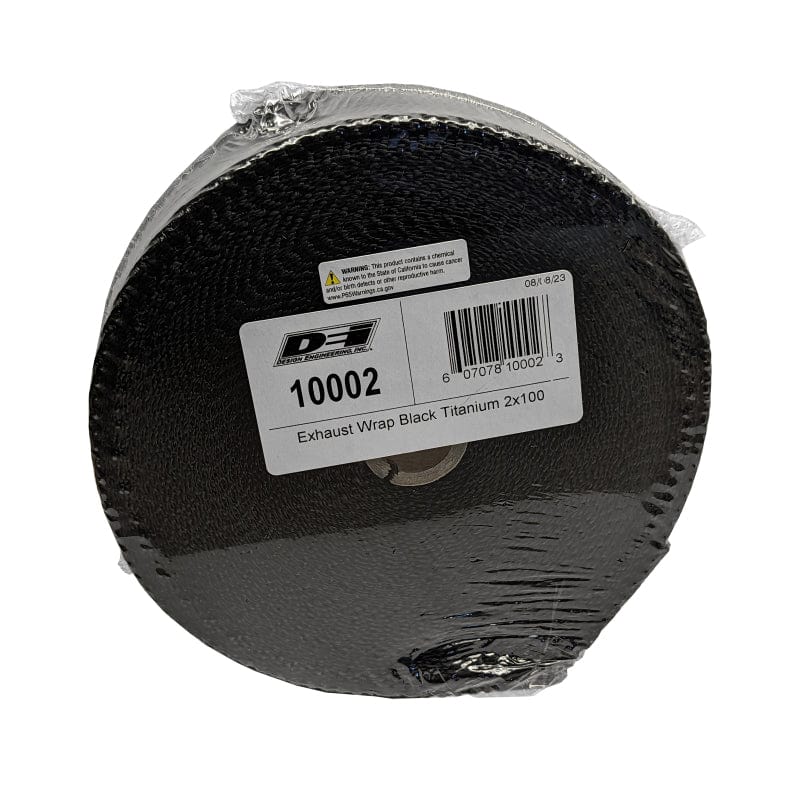 DEI Exhaust Wrap 2in x 100ft - Titanium - Black