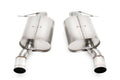 Dinan 07-11 BMW 335i/335xi (E90) Free Flow Axleback Exhaust System - Polished Tips