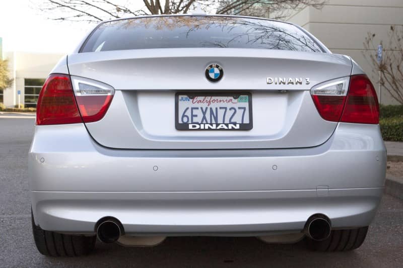 Dinan 07-11 BMW 335i/335xi (E90) Free Flow Axleback Exhaust System - Polished Tips