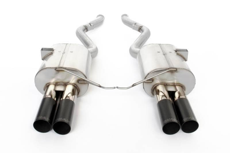 Dinan 08-11 BMW M3 (E90) Free Flow Axleback Exhaust System - Black Tips