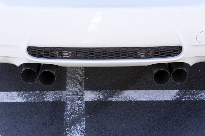 Dinan 08-11 BMW M3 (E90) Free Flow Axleback Exhaust System - Black Tips