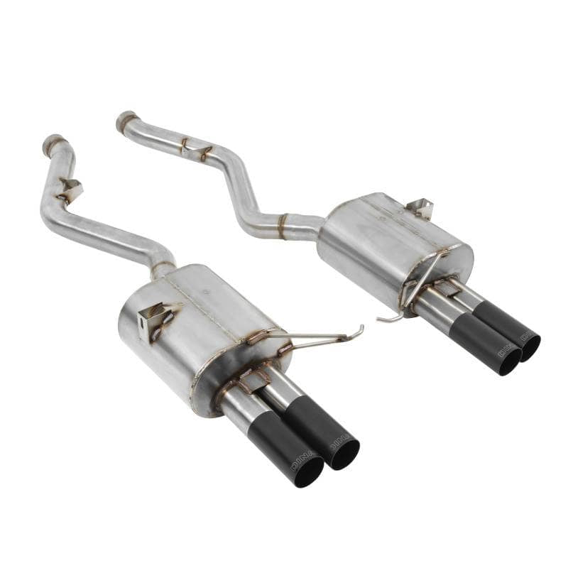 Dinan 08-13 BMW M3 (E92/E93) Free Flow Axleback Exhaust System - Black Tips