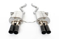 Dinan 08-13 BMW M3 (E92/E93) Free Flow Axleback Exhaust System - Black Tips