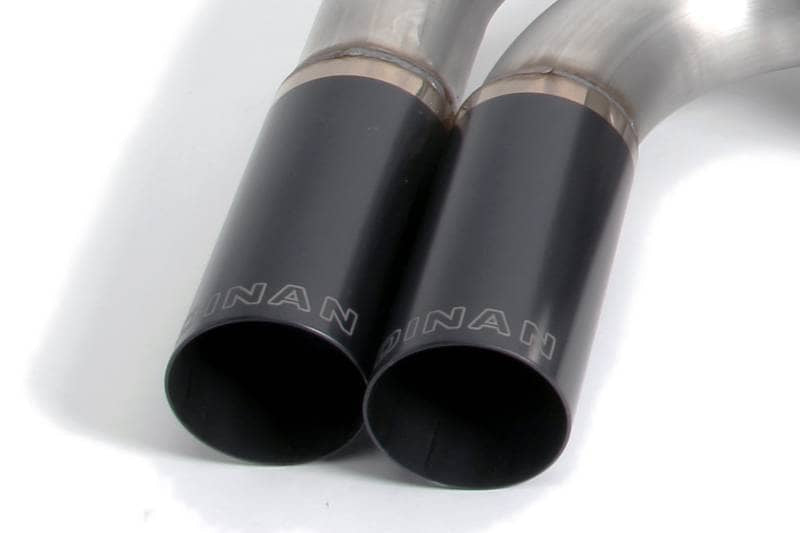 Dinan 12-16 BMW 328i/428i (F30/F31/F32/F33) Free Flow Axleback Exhaust System - Black Tips