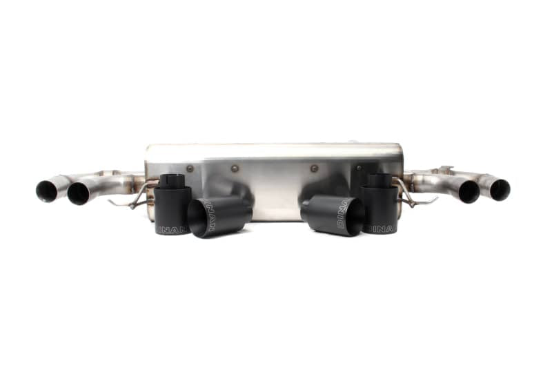 Dinan 18-23 BMW M550i (G30) Free Flow Axleback Exhaust System - Black Tips