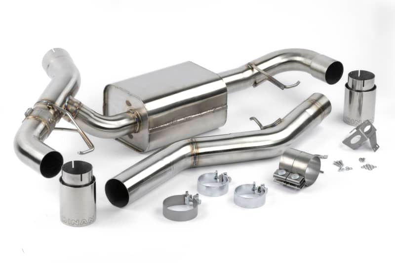 Dinan 19-26 BMW 330i (G20)/21-26 BMW 430i (G22) Valved Axleback Exhaust System - Polished Tips