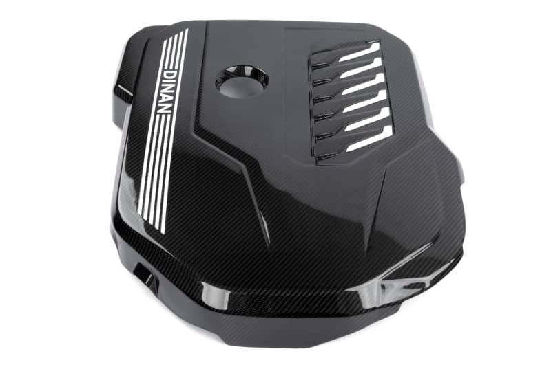 Dinan 19-26 BMW B58D (G01/G02/G20/G22/G23/G26/G42) Gloss Carbon Fiber Engine Cover w/Matte Accents