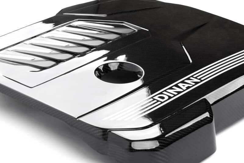 Dinan 19-26 BMW B58D (G01/G02/G20/G22/G23/G26/G42) Gloss Carbon Fiber Engine Cover w/Matte Accents