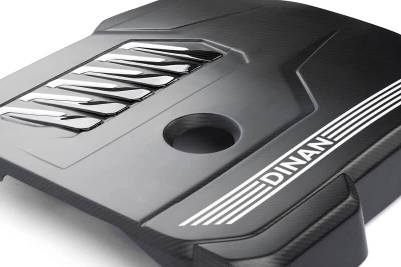 Dinan 19-26 BMW B58D (G01/G02/G20/G22/G23/G26/G42) Matte Carbon Fiber Engine Cover w/Gloss Accents
