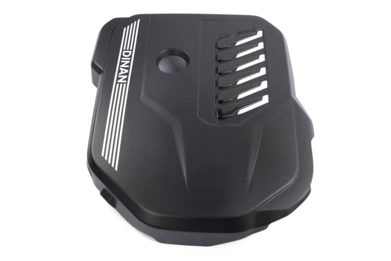Dinan 19-26 BMW B58D (G01/G02/G20/G22/G23/G26/G42) Matte Carbon Fiber Engine Cover w/Gloss Accents