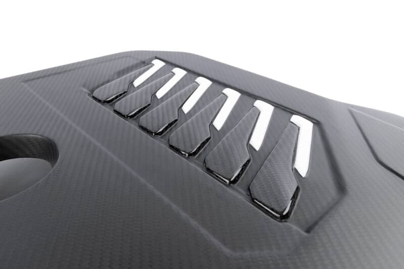Dinan 19-26 BMW B58D (G01/G02/G20/G22/G23/G26/G42) Matte Carbon Fiber Engine Cover w/Gloss Accents