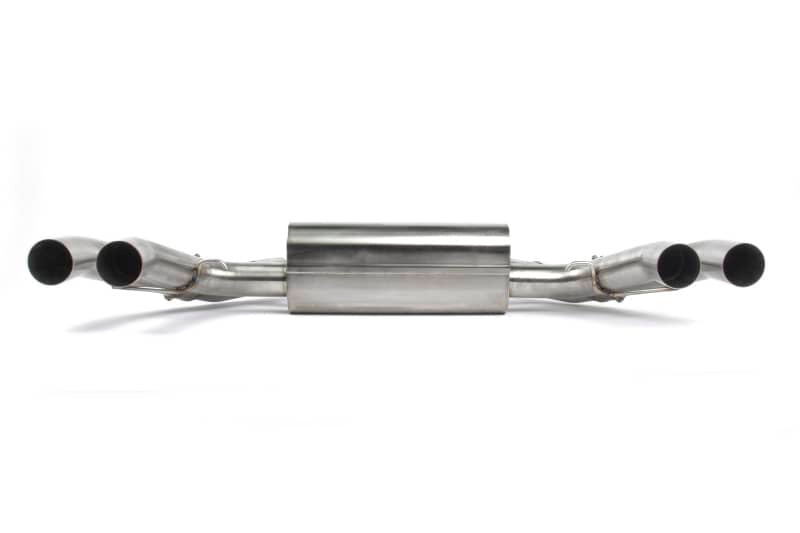 Dinan 20-25 BMW X3 M/X4 M (F97/F98) Free Flow Axleback Exhaust System - Black Tips