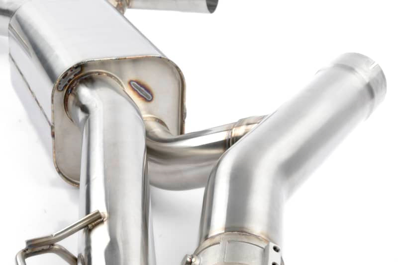 Dinan 20-26 BMW X5 M/X6 M (F95/F96) Valved Axleback Exhaust System - Black Tips