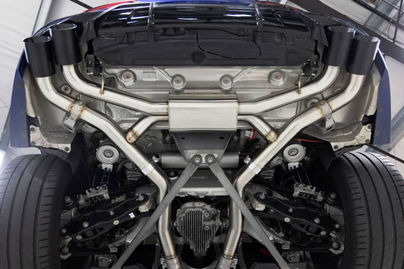 Dinan 20-26 BMW X5 M/X6 M (F95/F96) Valved Axleback Exhaust System - Black Tips