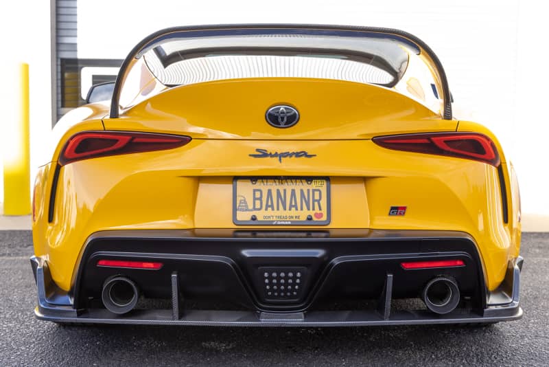 Dinan 20-26 Toyota GR Supra (A90/A91) 3.0T Valved Catback Exhaust System - Black Tips