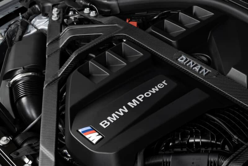 Dinan 21-27 BMW M2/M3/M4 (G80/G82/G83/G87) Matte Carbon Fiber Strut Tower Brace - Front