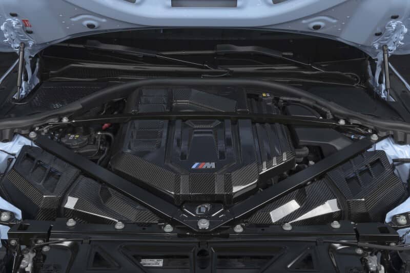 Dinan 21-27 BMW M2/M3/M4 (G80/G82/G87) Gloss Carbon Fiber Engine Cover w/Matte Accents