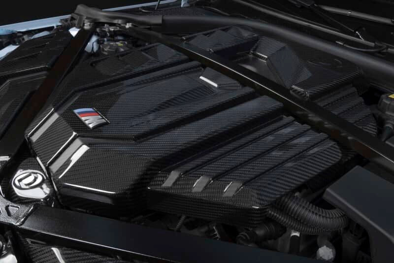 Dinan 21-27 BMW M2/M3/M4 (G80/G82/G87) Gloss Carbon Fiber Engine Cover w/Matte Accents