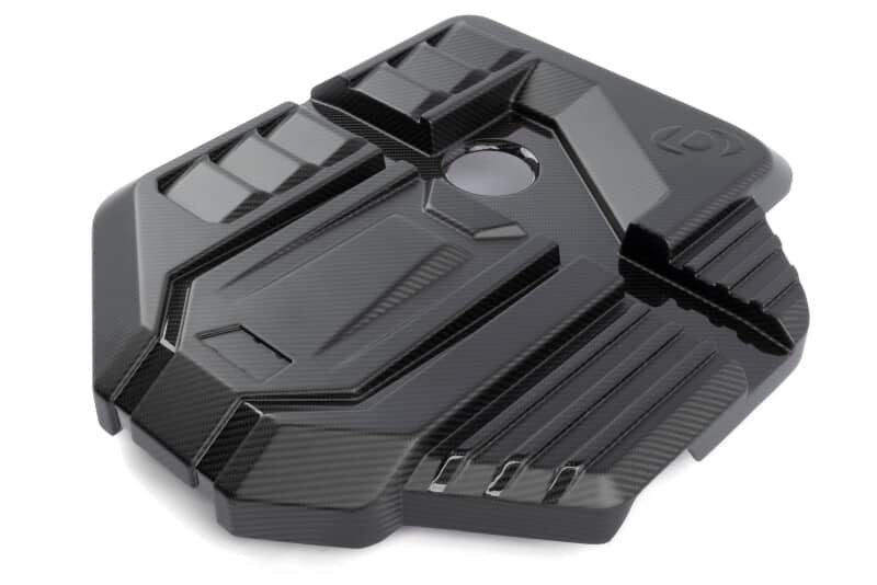 Dinan 21-27 BMW M2/M3/M4 (G80/G82/G87) Matte Carbon Fiber Engine Cover w/Gloss Accents