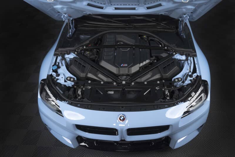 Dinan 21-27 BMW M2/M3/M4 (G80/G82/G87) Matte Carbon Fiber Engine Cover w/Gloss Accents
