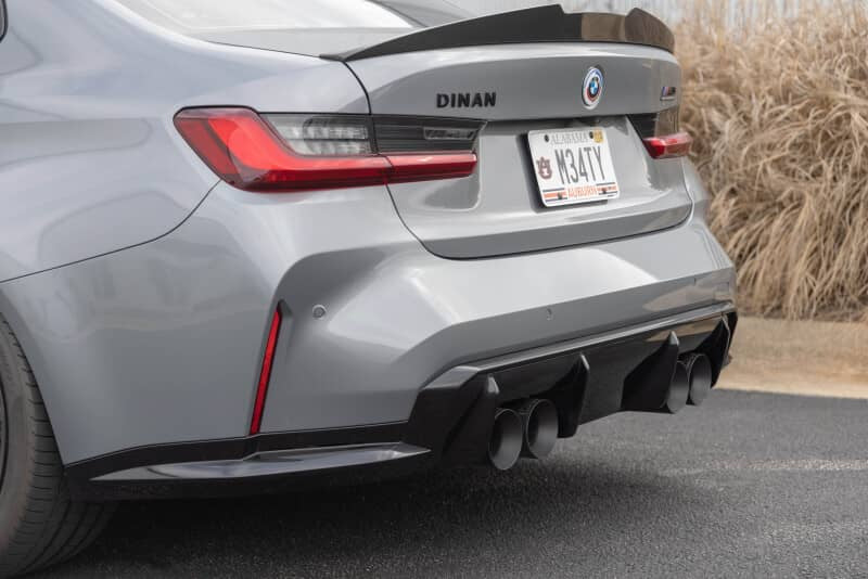 Dinan 21-27 BMW M3/M4 (G80/G82/G83) Valved Axleback Exhaust System - Black Tips