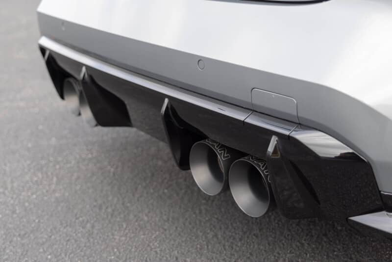 Dinan 21-27 BMW M3/M4 (G80/G82/G83) Valved Axleback Exhaust System - Black Tips