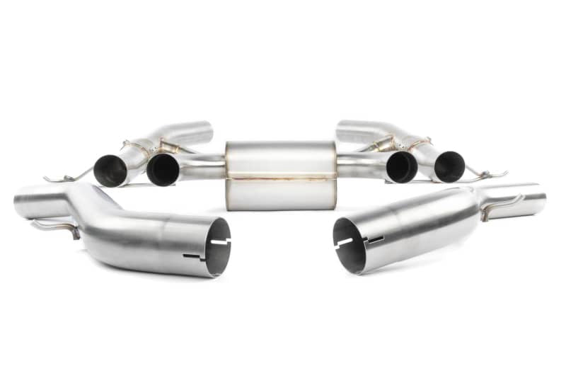 Dinan 23-26 BMW M2 (G87) Valved Axleback Exhaust System - Black Tips