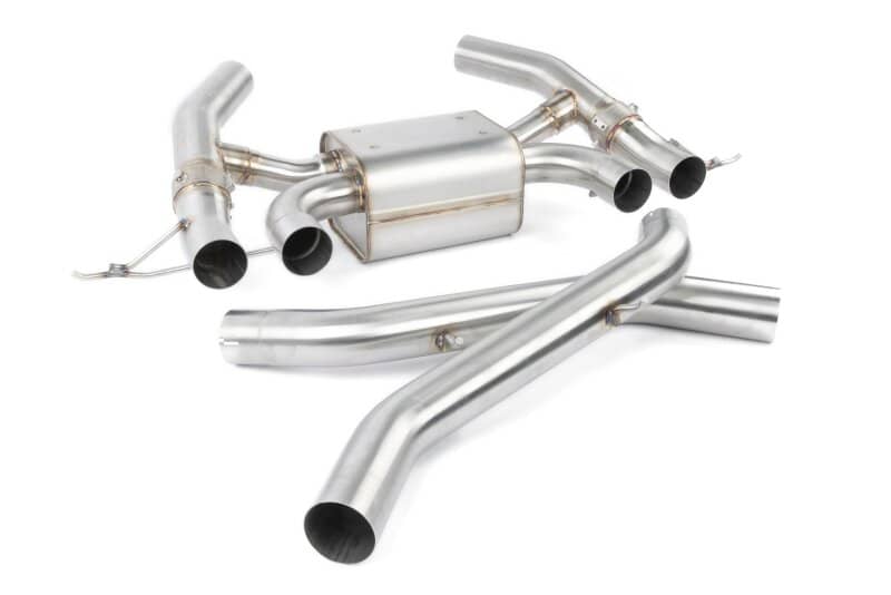 Dinan 23-26 BMW M2 (G87) Valved Axleback Exhaust System - Black Tips
