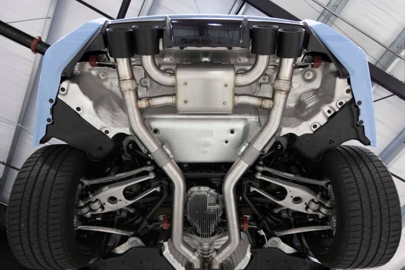 Dinan 23-26 BMW M2 (G87) Valved Axleback Exhaust System - Black Tips