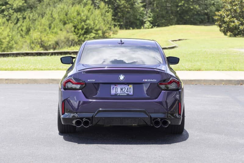 Dinan 23-26 BMW M240i/M240i xDrive (G42) Valved Axleback Exhaust System - Black Tips