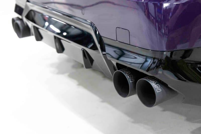 Dinan 23-26 BMW M240i/M240i xDrive (G42) Valved Axleback Exhaust System - Black Tips