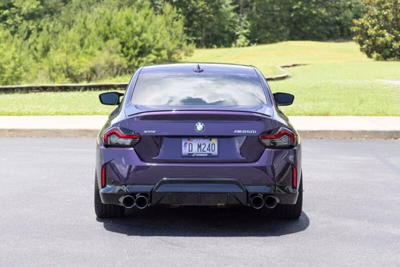 Dinan 23-26 BMW M240i/M240i xDrive (G42) Valved Axleback Exhaust System - Black Tips