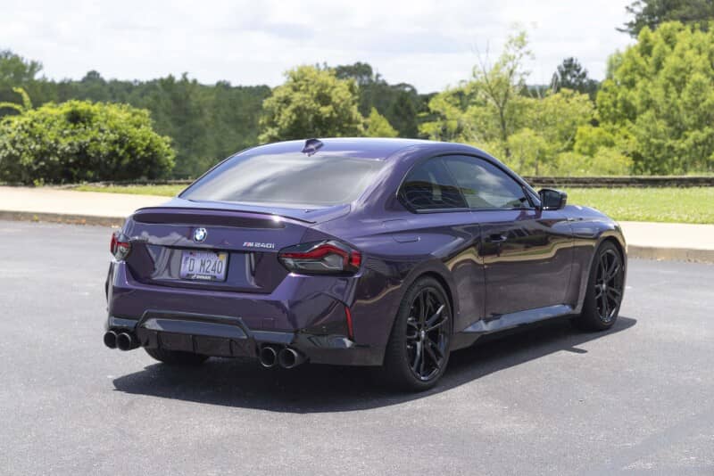 Dinan 23-26 BMW M240i/M240i xDrive (G42) Valved Axleback Exhaust System - Black Tips