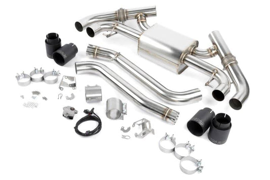 Dinan 23-26 BMW M240i/M240i xDrive (G42) Valved Axleback Exhaust System - Black Tips