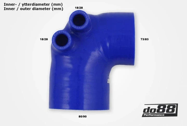 do88 BMW 325 328 M3 E36 1990-1999 Throttle body hose Blue