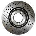 EBC 12-15 Porsche 911 (991) Carrera 4S 3.8L (w/Iron Rotors) RK Premium Cross-Drilled Front Rotors