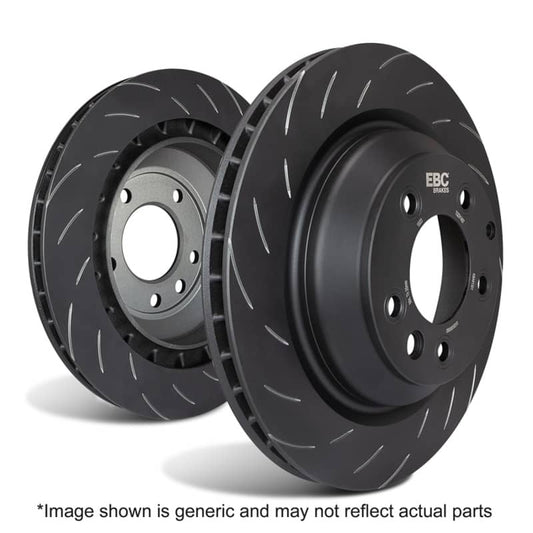 EBC Racing 03-09 Nissan 350Z 3.5L Rear SG Racing 1 Piece Rotors