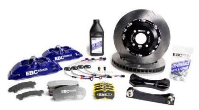 EBC Racing 06-18 BMW X5 (E70/F15) Blue Apollo-6 Calipers 380mm Rotors Front Big Brake Kit