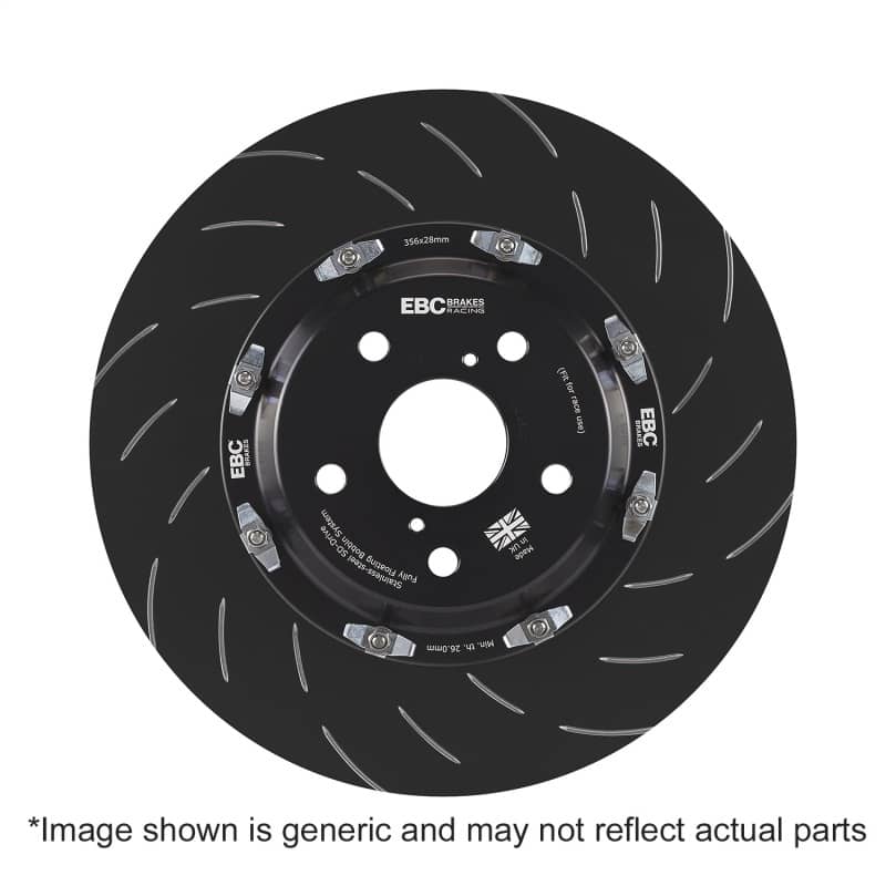EBC Racing 12-17 BMW M135i / 16-21 BMW M240i (F20/F22) Replacement 2Pc Floating Front BBK Rotor