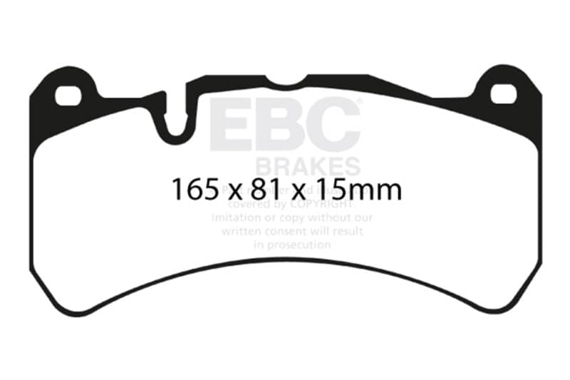 EBC Racing 2017+ Subaru WRX STI RP-1 Race Front Brake Pads
