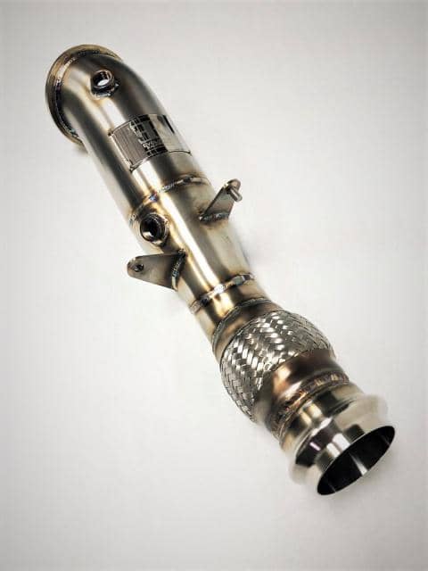 Evolution Racewerks 4" High Flow (CATTED) Downpipe for B46 Engine (F2X, F3X, G2X, G3X, G4X, G01, G02)