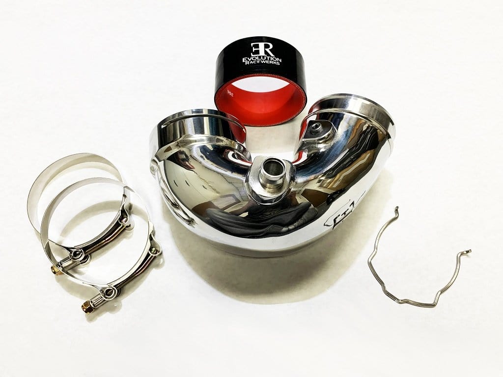 Evolution Racewerks S55 (3.0TT) F80/F82/F83/F87 Cold Side "J" Charge Pipe