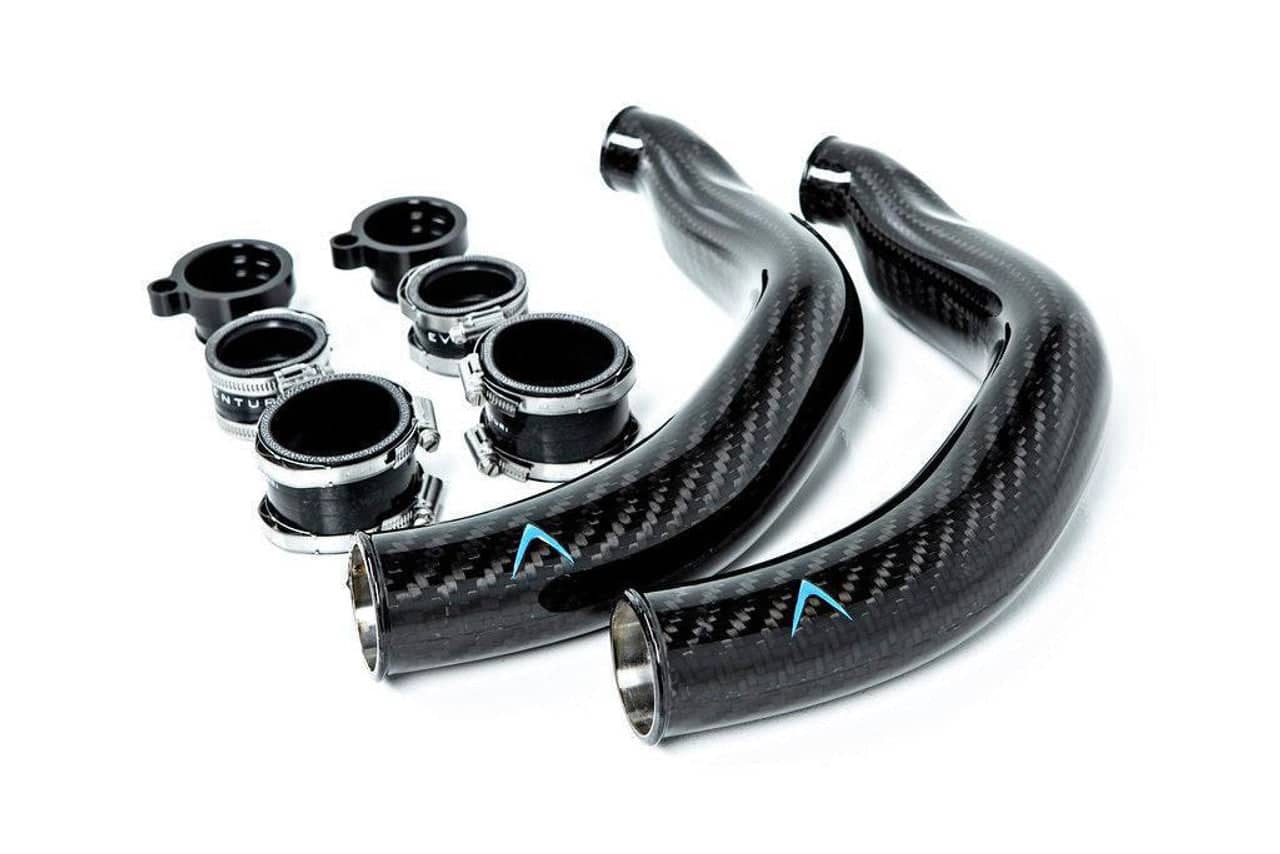 Eventuri BMW F8X M2C / M3 / M4 S55 Black Carbon Charge Pipe Set