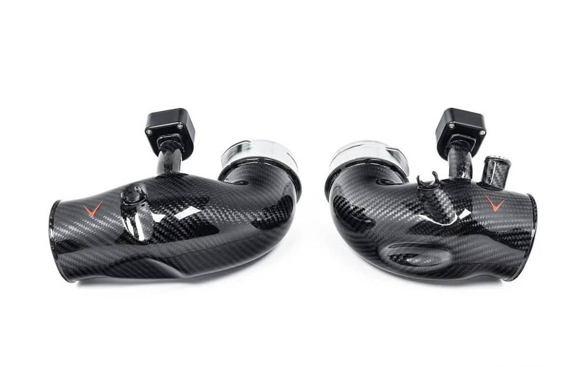 Eventuri G90 / G99 M5 (S68) Carbon Turbo Inlet Set - Gloss Carbon