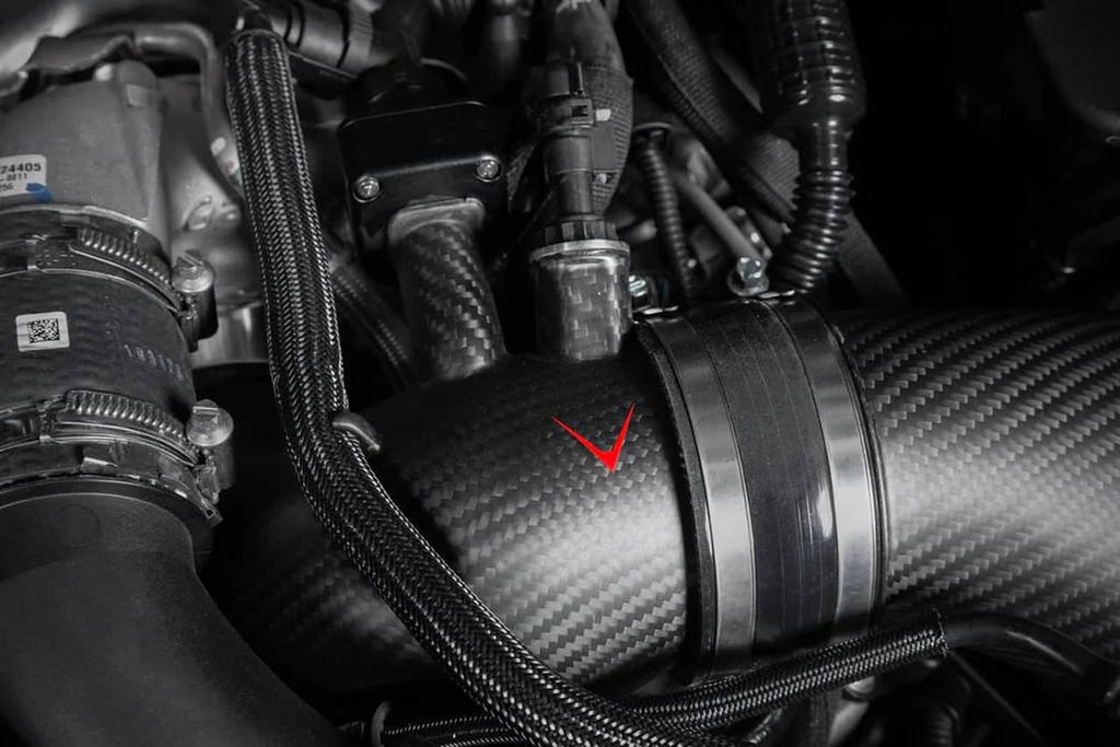 Eventuri G90 / G99 M5 (S68) Carbon Turbo Inlet Set - Matte Carbon
