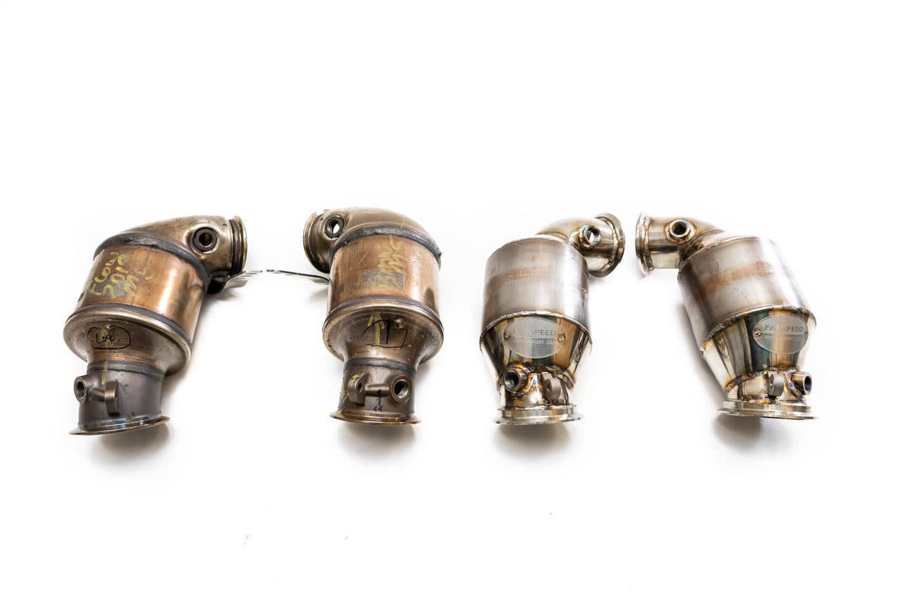 Fabspeed BMW M8 Primary Sport Catalytic Converter Downpipes (2019+)