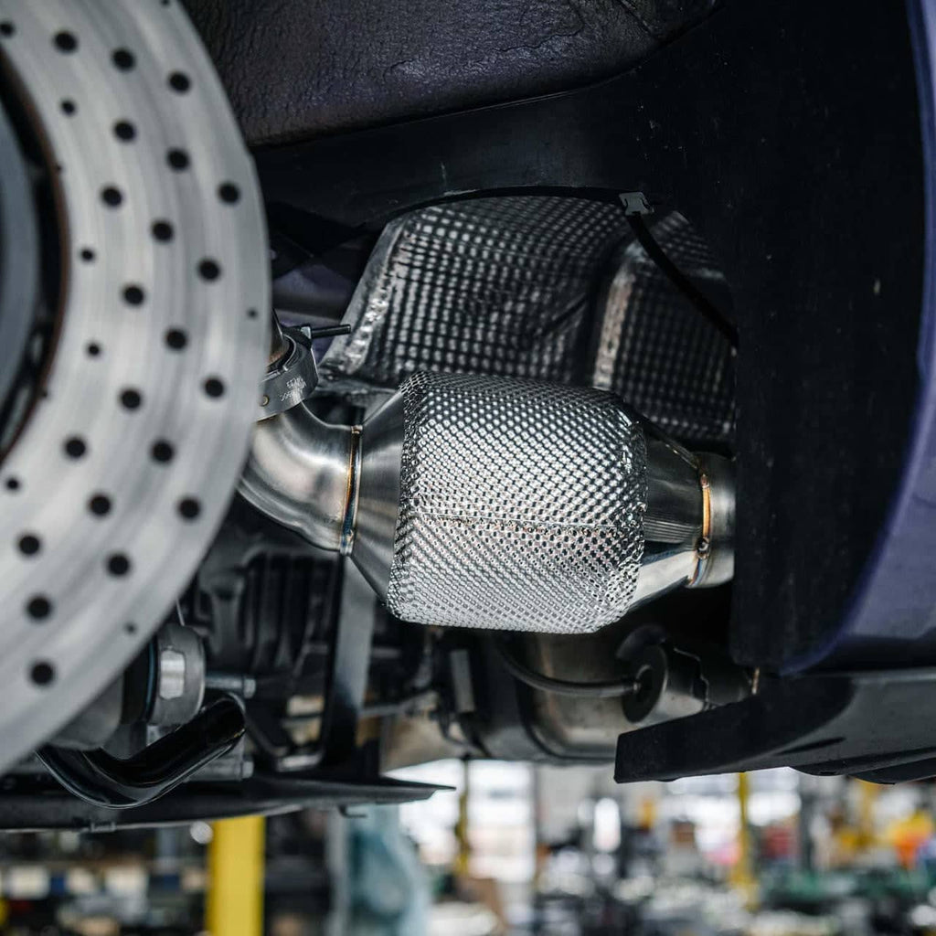Fabspeed Porsche 718 GT4 RS RENNKRAFT® Long Tube Header System (2022+)