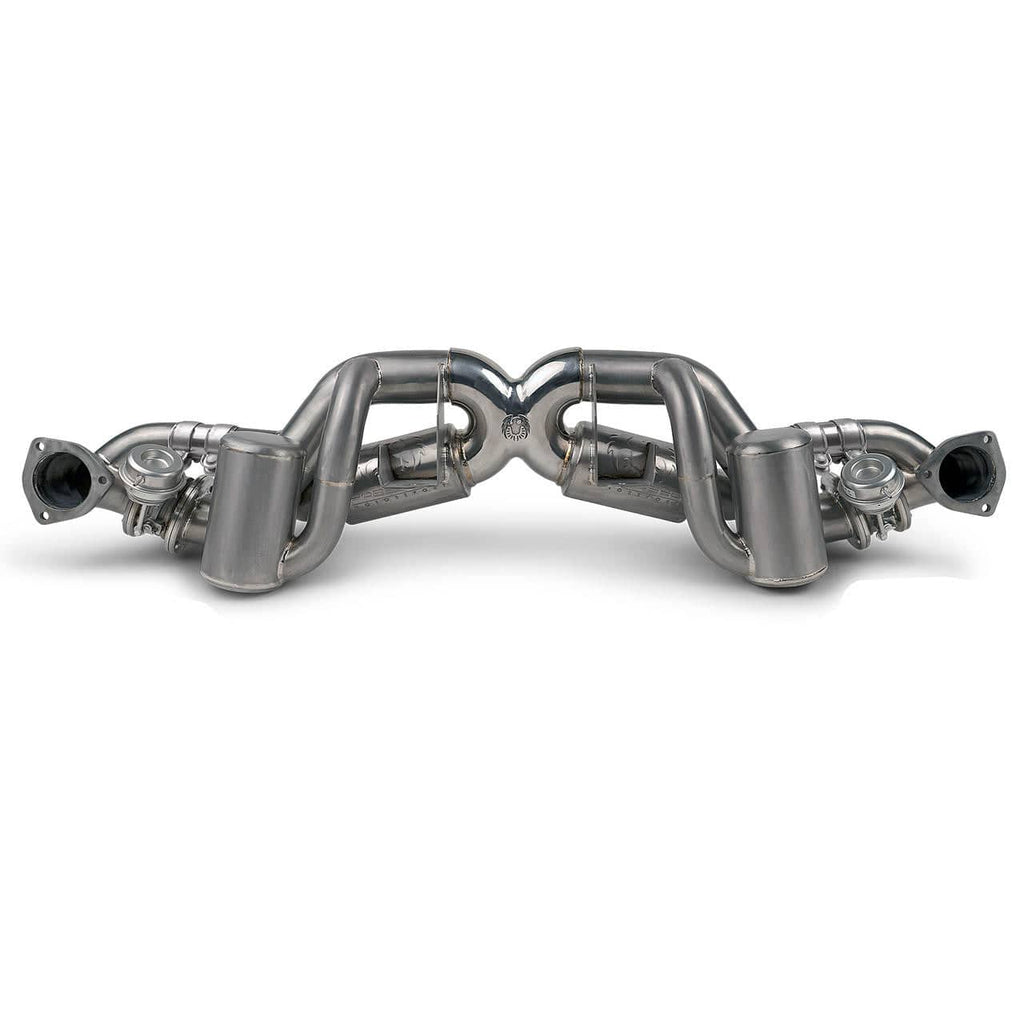 Fabspeed Porsche 718 GT4 RS Titanium Valvetronic X-Pipe Cat-Back Exhaust System (2022+)